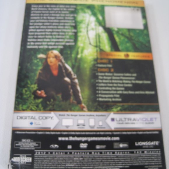 The Hunger Games (DVD, 2012, 2-Disc Set, NO Digital Copy) (Jennifer Lawrence) - Picture 4 of 9
